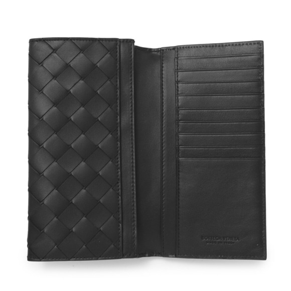Bottega Veneta Intrecciato Long Wallet Black - Picture 4 of 6